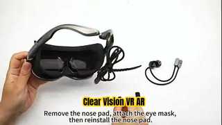 Siehe Dioptrieneinstellung der Clearer VR AR-Brille