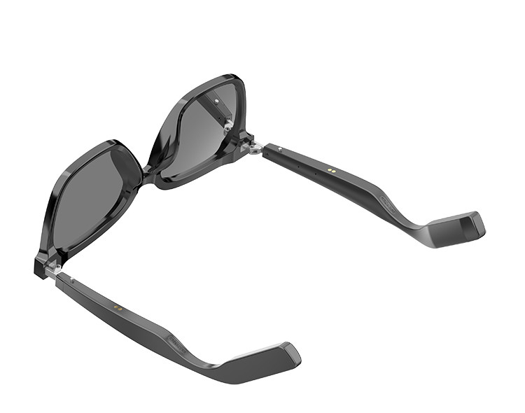10 Stunden Schwarze Smart Music Bluetooth-Sonnenbrille mit Anruf hoher Kapazität 110mAh*2 Bluetooth-Version BT 5.3