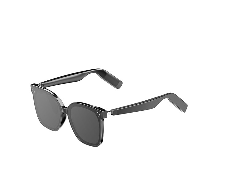 BT 5.3 Bluetooth Smart Sonnenbrille zum Musikhören 110 mAh * 2 8-10 Stunden Schwarz