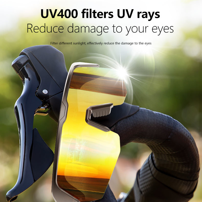 UV 400 Sport Bluetooth Fahrbrille Bluetooth 5.3 Batterie 50 Stunden Radfahren