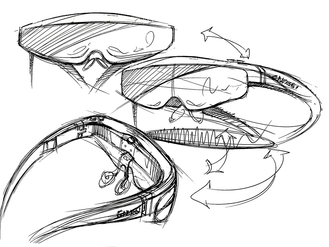 ENMESI V50 AR/VR-Smartbrille OLED 3000 Nits 1080P Kopfbildschirm mit USB-C