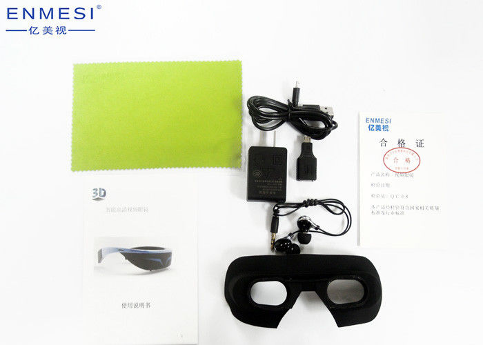 Intelligente Videogläser Wifi 3D der hohen Auflösung, bequeme Gläser der virtuellen Realität für PC