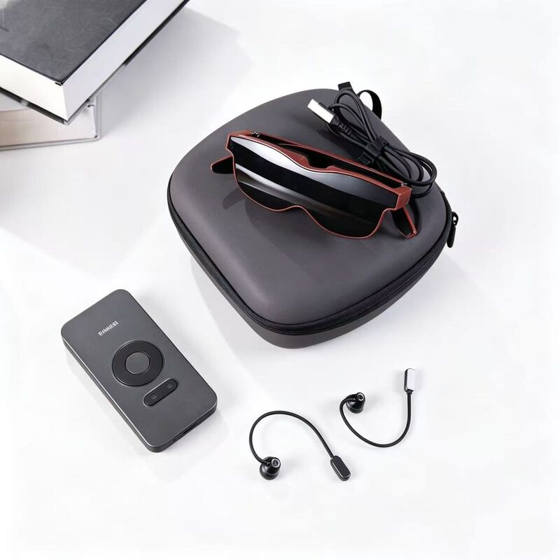 3840 * 1080 Auflösung, 70° FOV Head Mounted Display mit +2,0D~-6,0D Dioptrien – AR-Smart-Brille