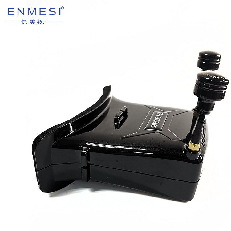Große Brummen-Schutzbrillen Grad LCD 2,7 Zoll-FPV verdoppeln runder Rod Antenna Rf-Modus für Rennbrummen