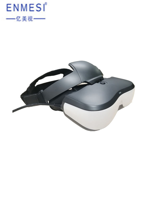 Tragbares Head Mounted Display HDMI gab TFT LCD großen FOV-Sturzhelm 3D VR ein
