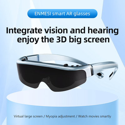 USB-C AR Smart Glasses mit 1800 Nits Große FOV 43° 1080P 60Hz OLED Kopfhöhe Anzeige