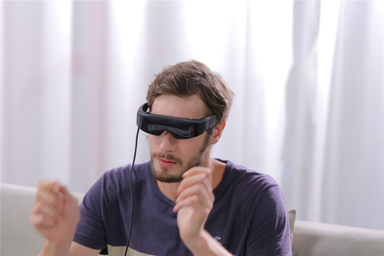 Custom 3D VR Reality Brille 1080P 43 Grad FOV Kopfmontiertes Display