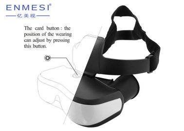 Doppelschirm der hohen Auflösung der virtuellen Realität des Sturzhelm-3D Head Mounted Display